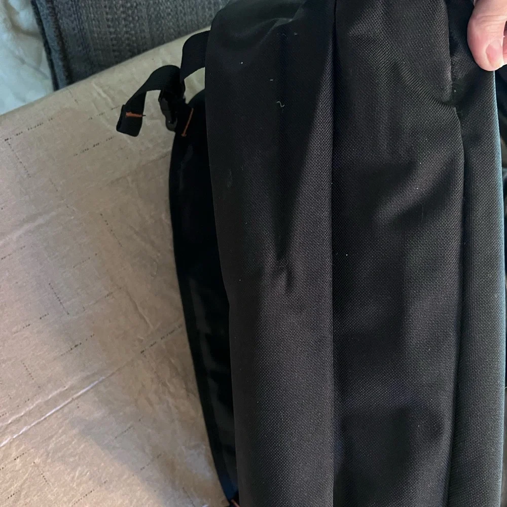 MESSENGER BAG  
Black and Orange with Adjustable Straps Durable Canvas - Picture 7 of 16